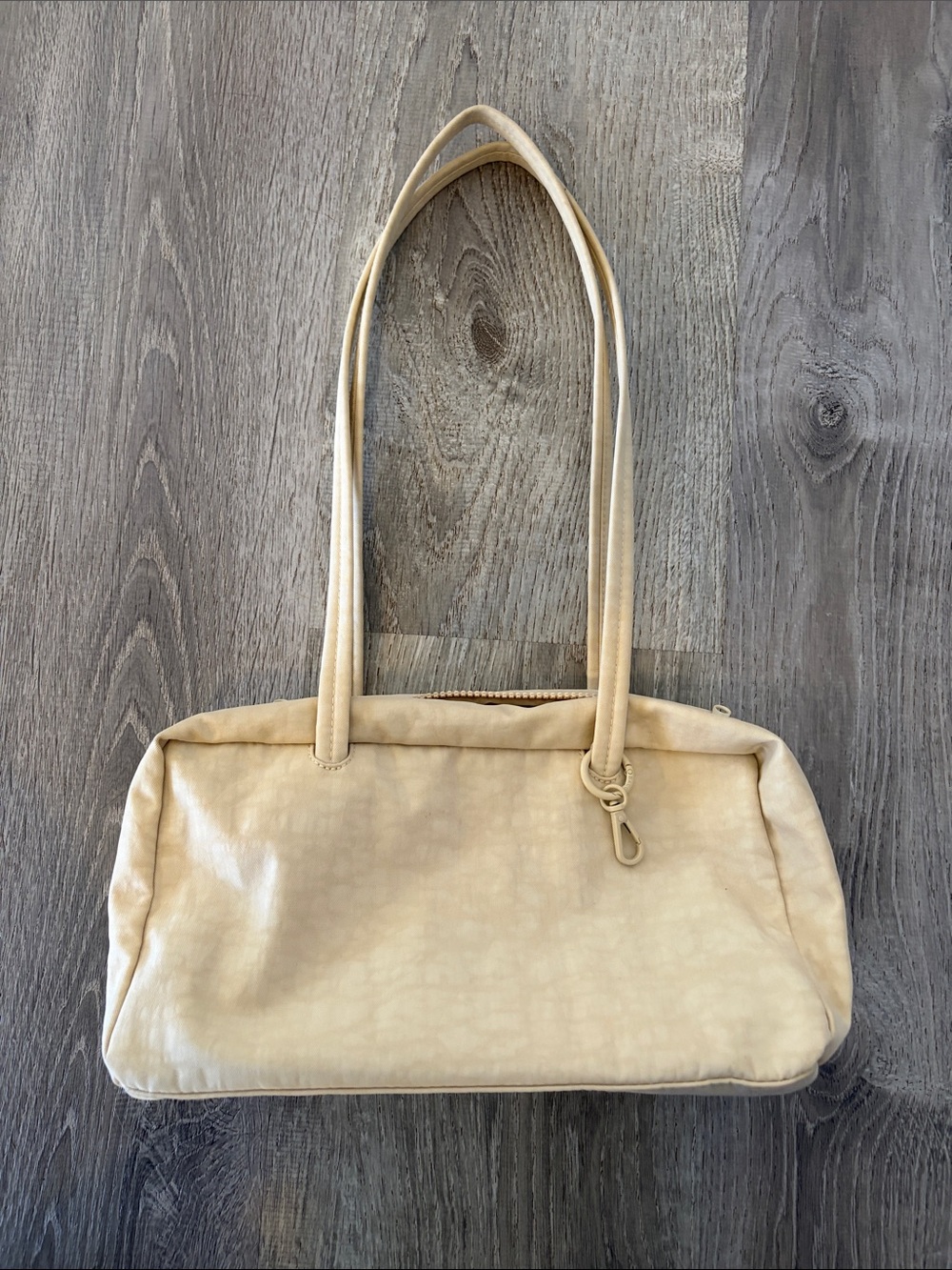 Baggu Nylon Bowler Bag - Custard